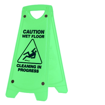 10_Caution Signs _ Cones ( Non -Slip _A_ Frame Caution Wet Floor Sign) I