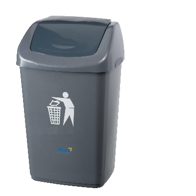 13_Flip Bin – Grey 40L